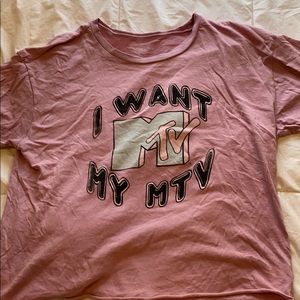 American Eagle MTV lounge crop top